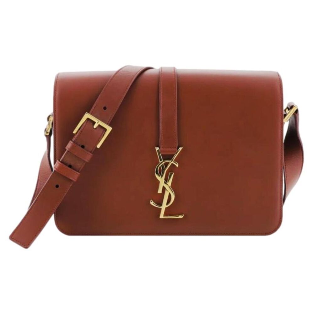 Saint Laurent 'YSL' Univeriste Crossbody Leather Satchel Bag